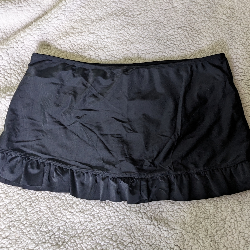 Wave Zone Ruffled Bottom Swim Skirtini